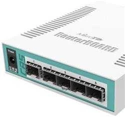 Maršrutizatorius MIKROTIK CRS106-1C-5S komutatorius 1x RJ45 1000Mb/s 6x SFP