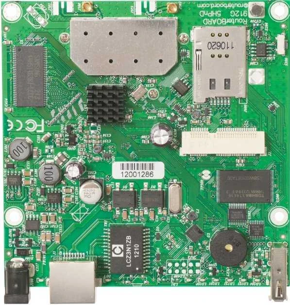 MikroTik RB912UAG-2HPnD | WiFi Maršrutizatorius | 2,4GHz, 1x RJ45 1000Mb/s, 1x miniPCIe