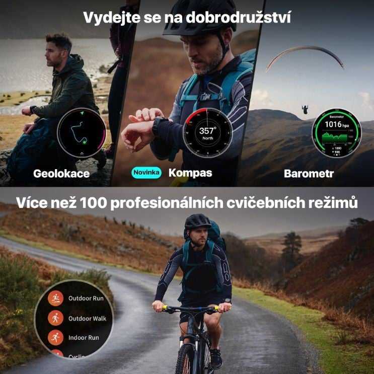 Išmanusis laikrodis Mobvoi Ticwatch Pro 5, Pilkos spalvos