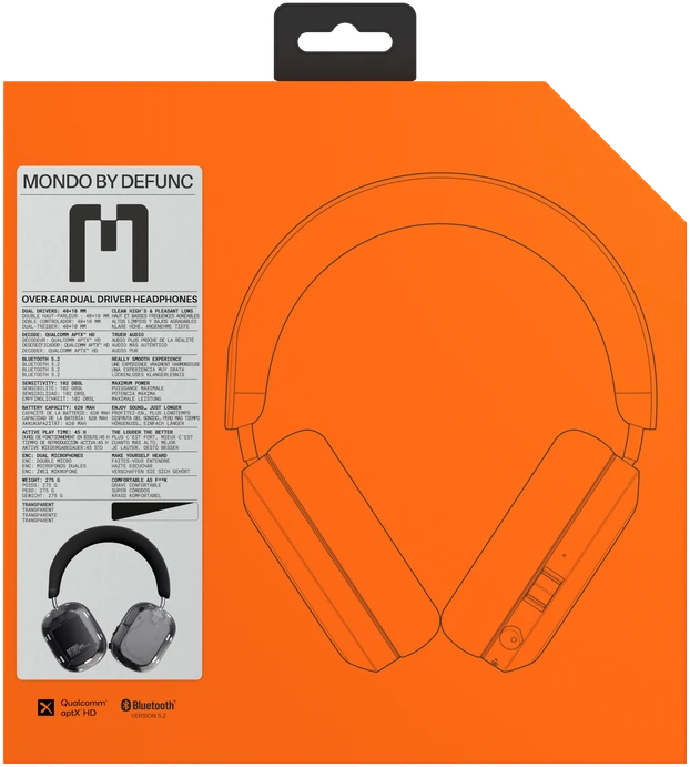 Mondo | Ausinės | M1002 | Noise canceling