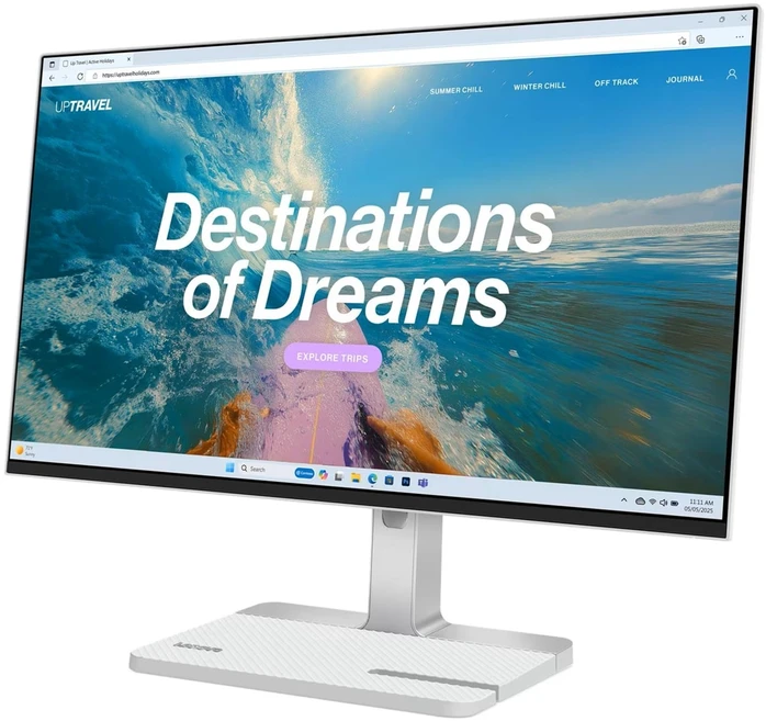 Lenovo L24D-4C computer monitorius 60.5 cm (23.8") 1920 x 1080 pikselių Full HD LCD Pilkas