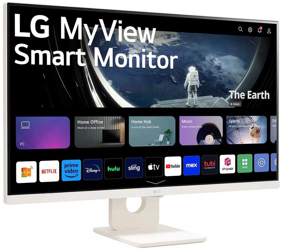 Monitorius LG MT IPS LCD LED 27" 27U511SA-W - IPS panelė, 1920x1080, 100Hz, HDMI, USB, webOS SMART