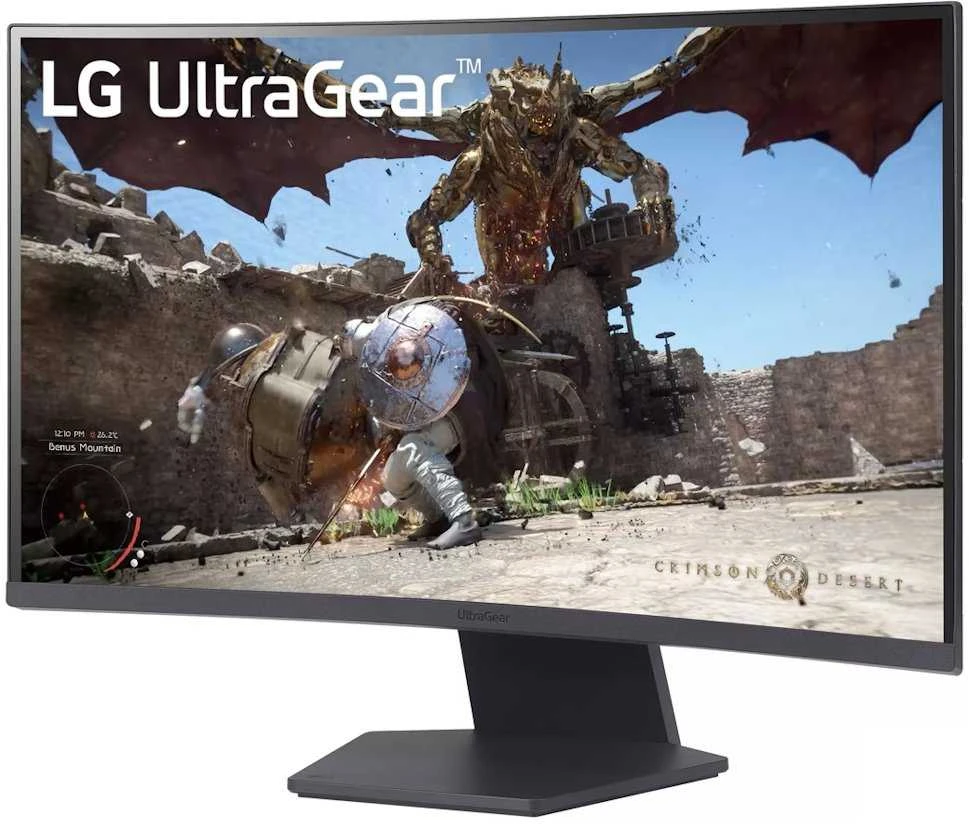 Monitorius LG | 27GS60QC-B | 27 " | VA | QHD | 16:9 | 180 Hz | 1 ms | 2560 x 1440 pikselių | 300 cd/m² | HDMI jungtys quantity 2