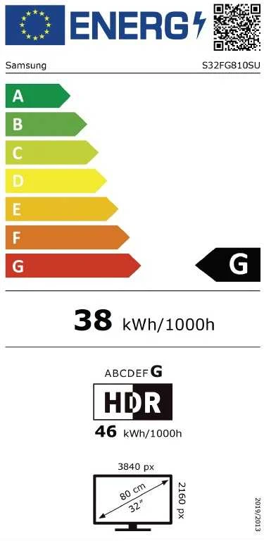 Monitorius Samsung | LS32FG810SUXEN | 32 " | OLED | 4K | 16:9 | 240 Hz | 0.03 ms | 3840 x 2160 pikselių | 260 cd/m² | HDMI jungtys quantity 2 | Sidabrinis