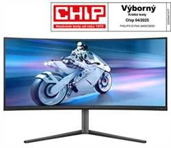 Monitorius Philips Evnia Curved Gaming Monitor, OLED 3440x1440, Juodas/Pilkas 34M2C6500/00