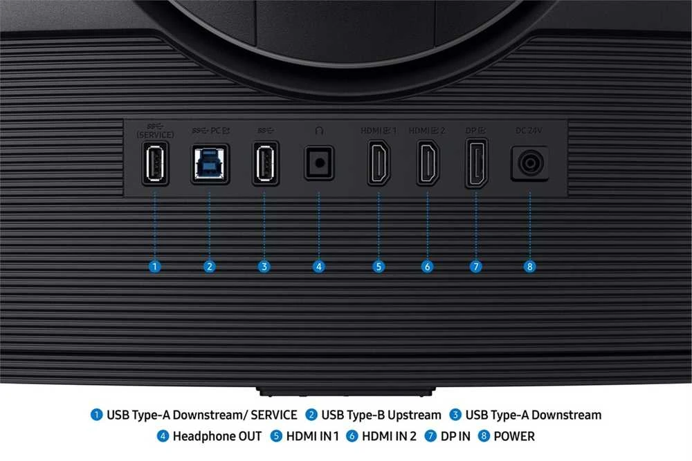 Maksimaliai informatyvus: Žaidimų monitorius Samsung Odyssey G7 G75F, 37" 4K UHD (3840x2160) lenktas VA, 1000R, 165Hz, 1ms, HDR 600, FreeSync Premium Pro