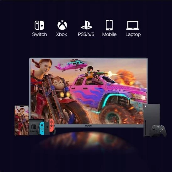 Monitorius Arzopa Przenośny monitorius AC3 PRO 13,3''