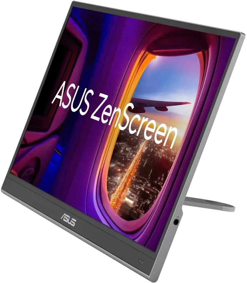 ASUS ZenScreen OLED MQ16AHE nešiojamas monitorius 15.6" FHD OLED 16:9 60Hz 400cd/m2 1ms HDMI USB-C Juodas+Gray