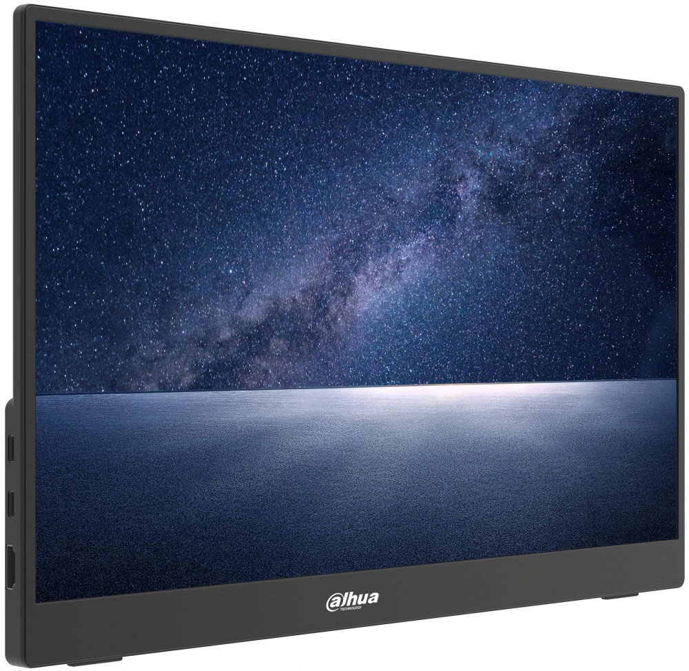 DAHUA PM16-F201SDT 15.6" nešiojamas jutiklinis monitorius su HDMI, USB-C, garso jungtimi