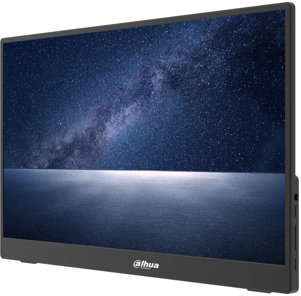 DAHUA PM16-F201SDT 15.6" nešiojamas jutiklinis monitorius su HDMI, USB-C, garso jungtimi