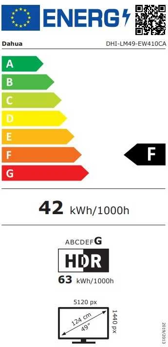 LM49-EW410CA DQHD 49" DAHUA žaidimų monitorius