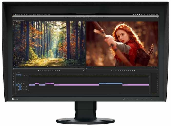 Monitorius EIZO CG2700X 27 colių IPS 16:9 3840X2160 USB-C/92W RJ45 2X3D-LUT gaubtas