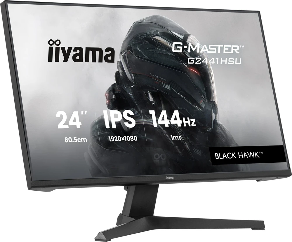 Monitorius iiyama G-Master G2441HSU-B1 Juodas Hawk - 144Hz | Full HD | IPS | 23.8"