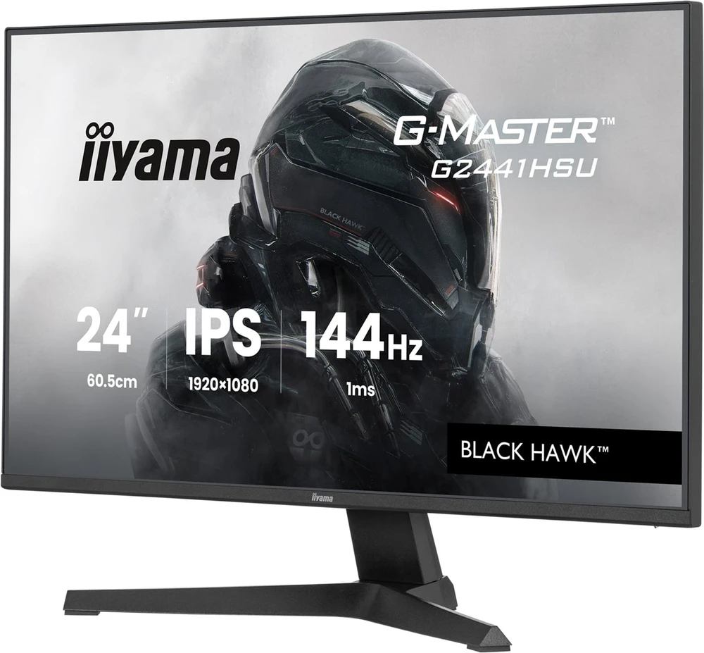 Monitorius iiyama G-Master G2441HSU-B1 Juodas Hawk - 144Hz | Full HD | IPS | 23.8"