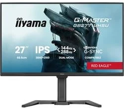 Monitorius Raudona Eagle iiyama G-Master GB2771UHSU-B1 Raudona Eagle - 144Hz 4K | 288Hz Full HD | IPS | 27"