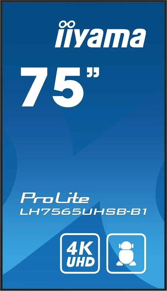 Monitorius iiyama ProLite LH7565UHSB-B1