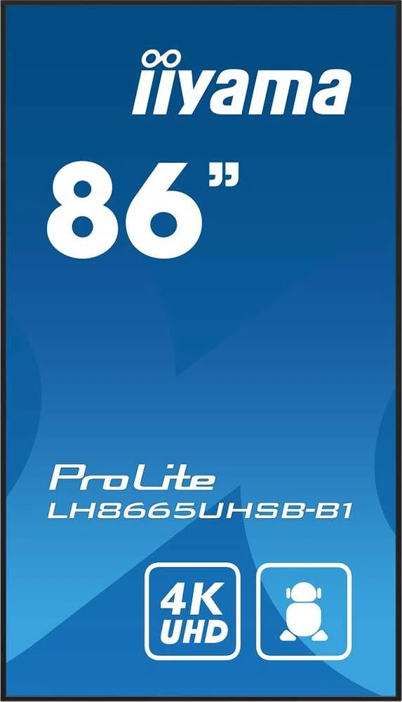 Monitorius iiyama ProLite LH8665UHSB-B1