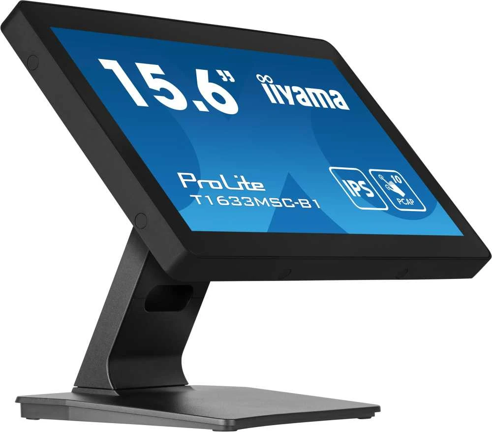 Monitorius „iiyama T1633MSC-B1-Touch“ 16 colių FHD daugiafunkcis ekranas