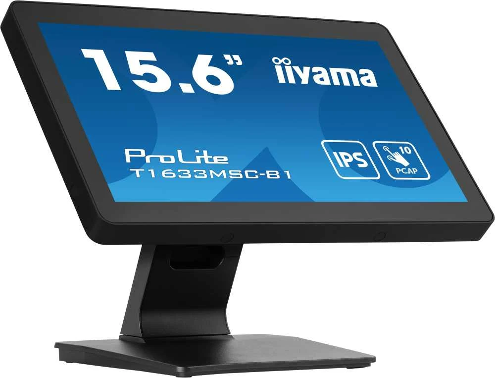 Monitorius „iiyama T1633MSC-B1-Touch“ 16 colių FHD daugiafunkcis ekranas