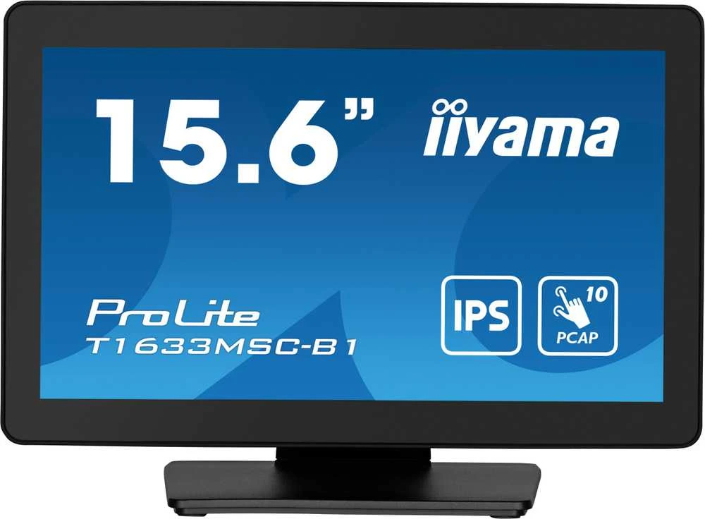 Monitorius „iiyama T1633MSC-B1-Touch“ 16 colių FHD daugiafunkcis ekranas