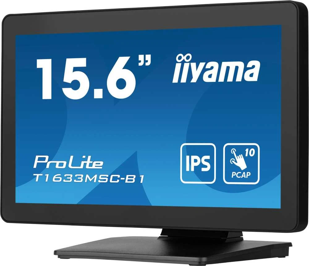 Monitorius „iiyama T1633MSC-B1-Touch“ 16 colių FHD daugiafunkcis ekranas