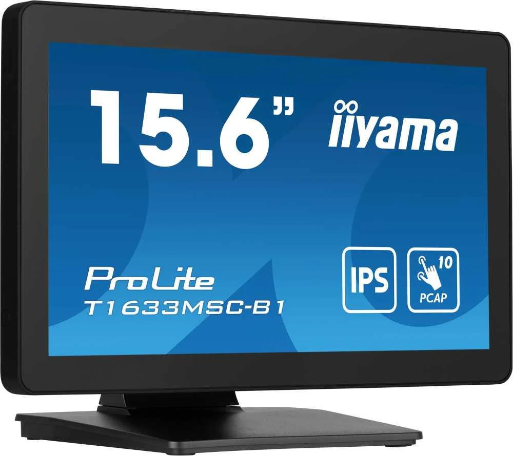 Monitorius „iiyama T1633MSC-B1-Touch“ 16 colių FHD daugiafunkcis ekranas
