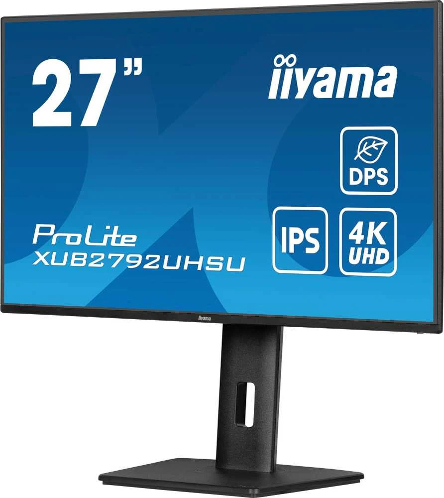 Monitorius iiyama ProLite XUB2792UHSU-B6- 60Hz | 4K | 27'' | IPS | 4ms