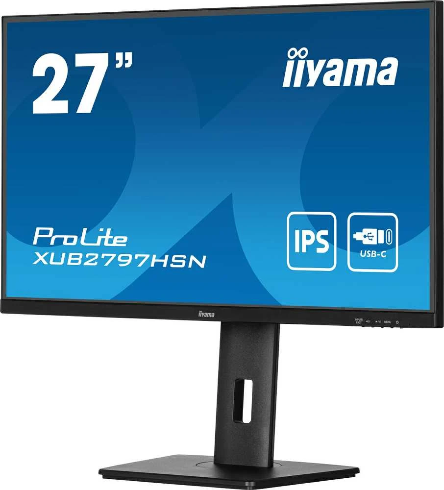 Monitorius IIYAMA XUB2797HSN-B2 27 colių IPS 1920x1080 HDMI DP USB