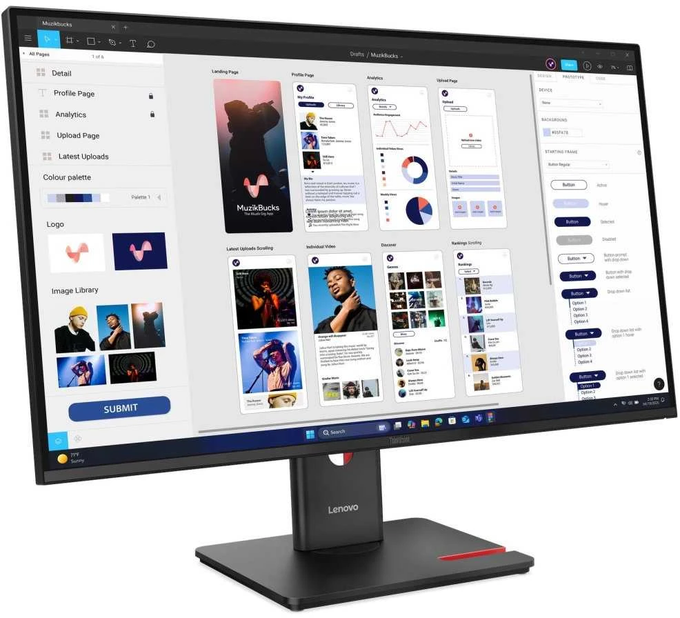 Monitorius Lenovo ThinkVision T32UD-40