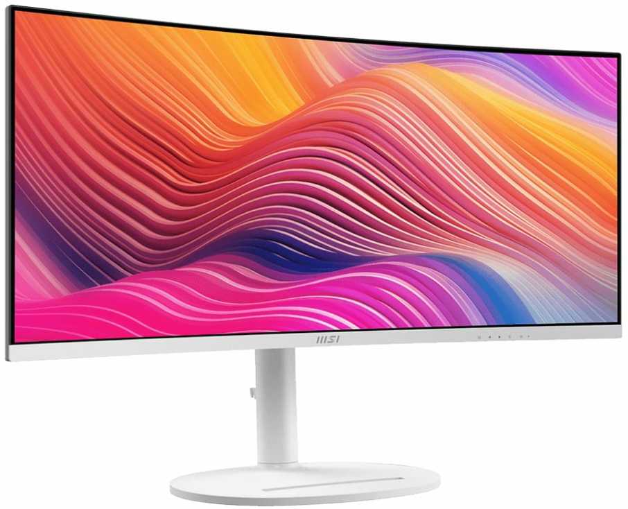 Monitorius MSI Modern MD342CQPW/34"/3440 x 1440 (UWQHD)/21:9/120Hz/VA/300 cd/m²/Speakers 2x 3W
