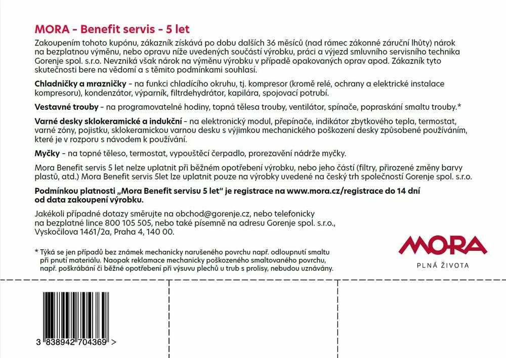 Mora Benefit service 5 metai