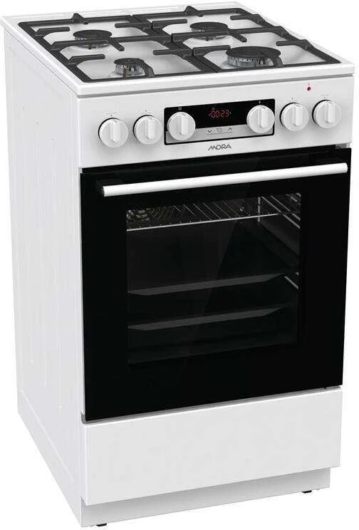 Viryklė Mora Kombinovaný sporák K 7668 BW bílý