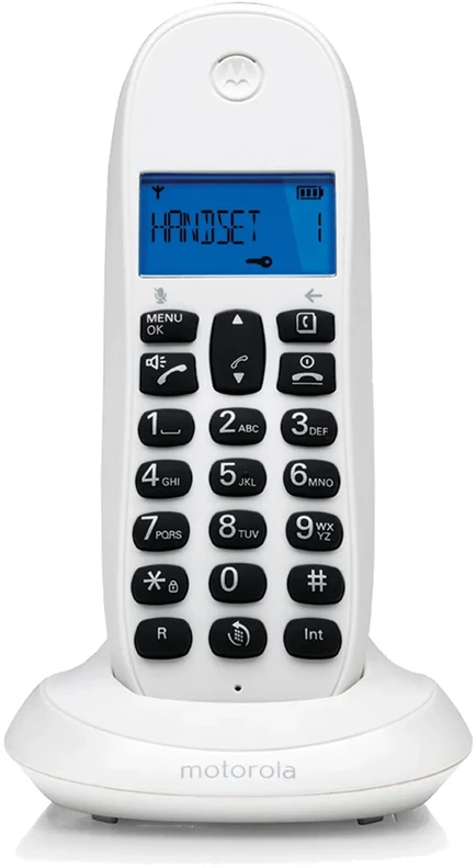 Telefonas stacionarus belaidis Motorola C1001CB+ balta