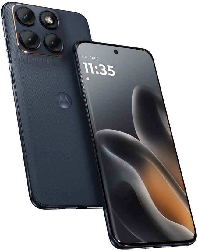 „Motorola edge 70 fusion“ 17,2 cm (6,78 colio) dviejų SIM kortelių „Android 16.0“ 5G USB C tipo 12 GB 256 GB 7000 mAh Juodas