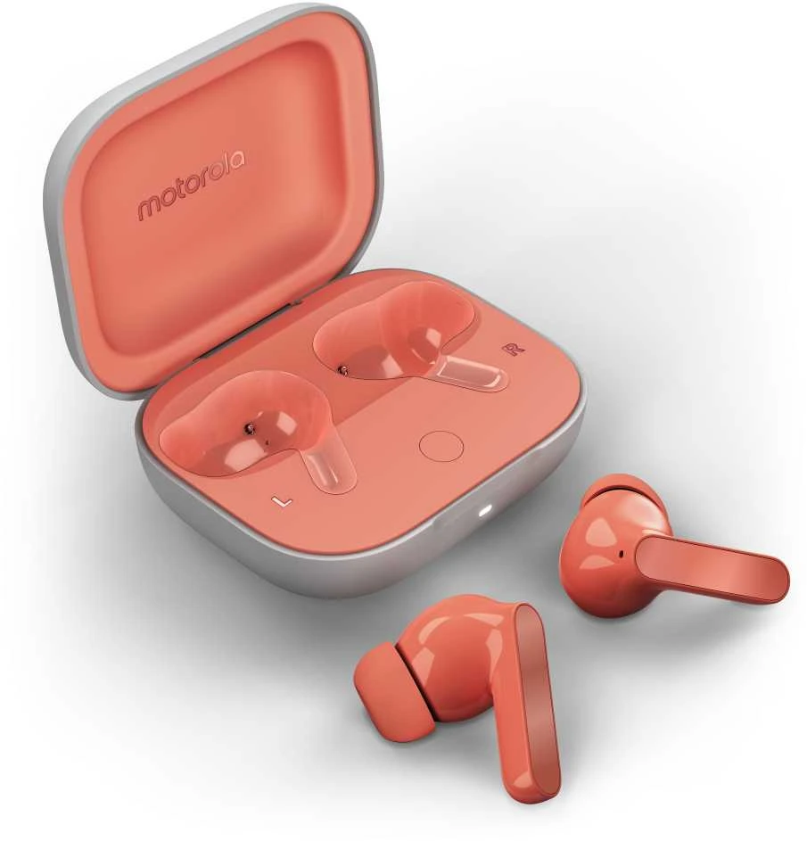 Motorola MOTO BUDS atviras dėklas ir ausinės