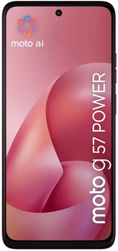 Motorola moto g57 power 17.1 cm (6.72") Dual SIM Android 16.0 5G USB Type-C 12 GB 256 GB 7000 mAh Rožinė