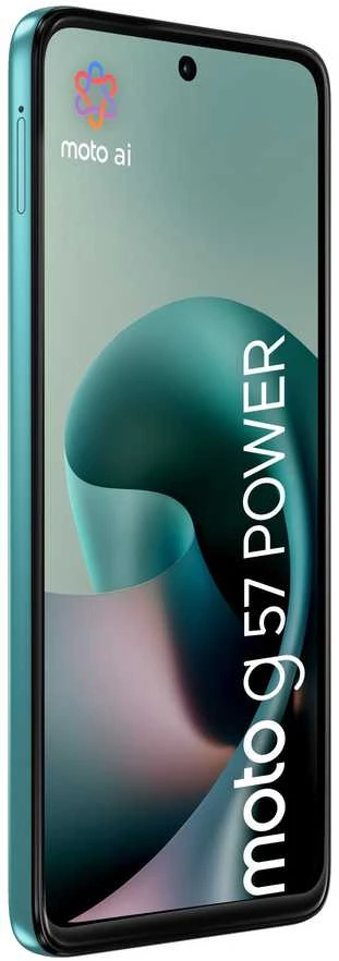 Motorola moto g57 power 17,1 cm (6.72″) Dviguba SIM jungtis Android 16.0 5G C tipo USB 12 GB 256 GB 7000 mAh Turkis