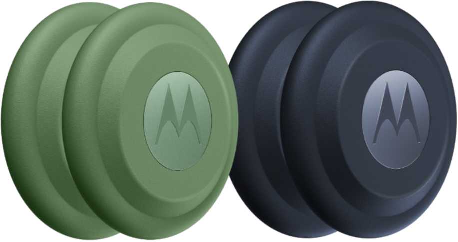 Motorola Moto Tag 4-Pack, Jade Žalias + Midnight Mėlyna