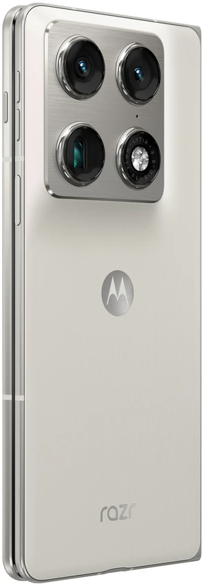 „Motorola razr fold“ 20,6 cm (8,09 colio) dviejų SIM kortelių „Android 16.0“ 5G USB C tipo 16 GB 512 GB 6000 mAh Baltas