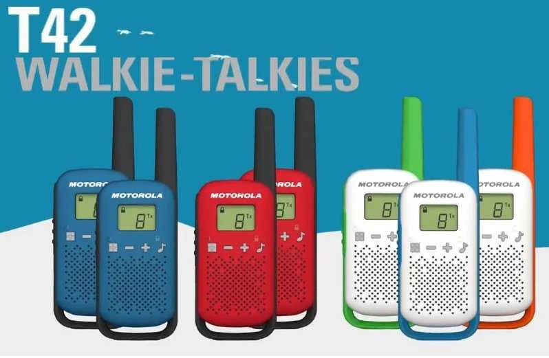 Radijo stotelės - racijos MOTOROLA Talkabout T42 Raudona 2 vnt.