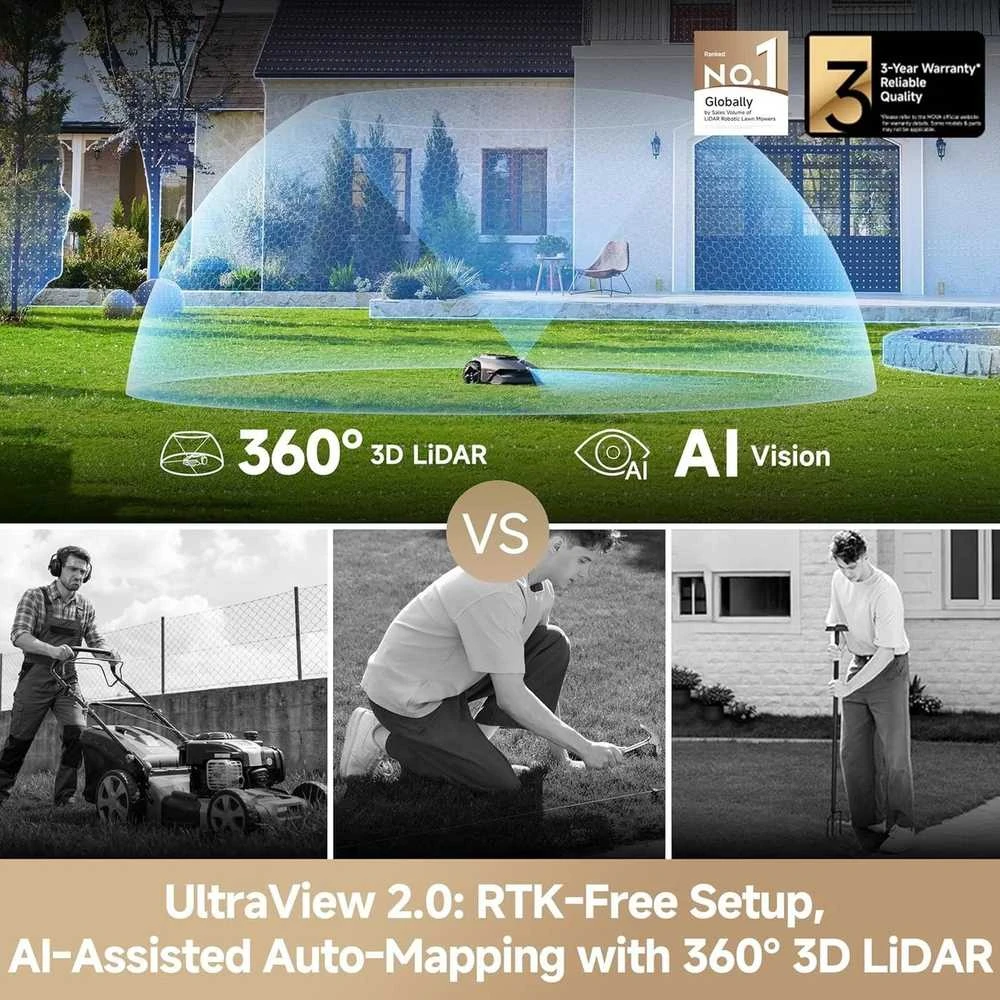 Vejos robotas Mova LiDAX Ultra 1000