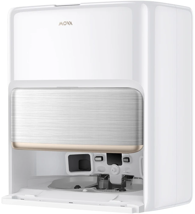 MOVA V70 Ultra Complete | Robotinis dulkių siurblys | Šlapias ir sausas | 6400 mAh | Dulkėms 3,5 L | 40000 Pa | Baltas