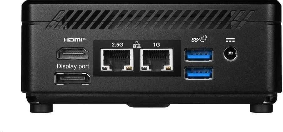 MSI Cubi 5 12M-001BEU Intel Core i7-1255U Max 64GB RAM M.2 2.5" be HDD Integruota grafika Oro aušinimas 2YW