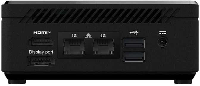 Mini desktop PC MSI Cubi N ADL S-225BEU barebone Intel N100 / WiFi 5 + BT 5.0 / 2x1Gbps / juodos spalvos