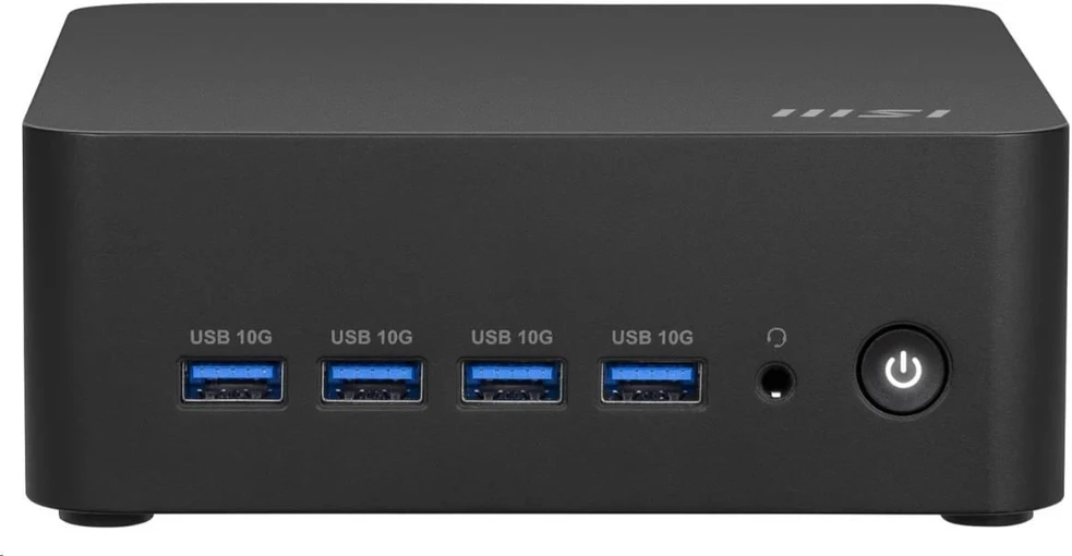 Komputer MSI MSI PC Cubi Z AI 8M-008BEU, R5 8645HS, N/A, N/A SSD, N/A, No OS, Juodas