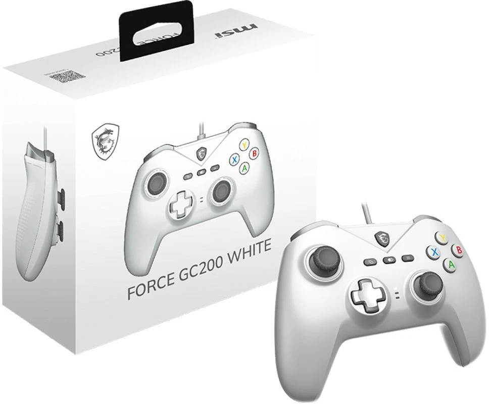 MSI Gaming Controller | FORCE GC200 Baltas | Baltas