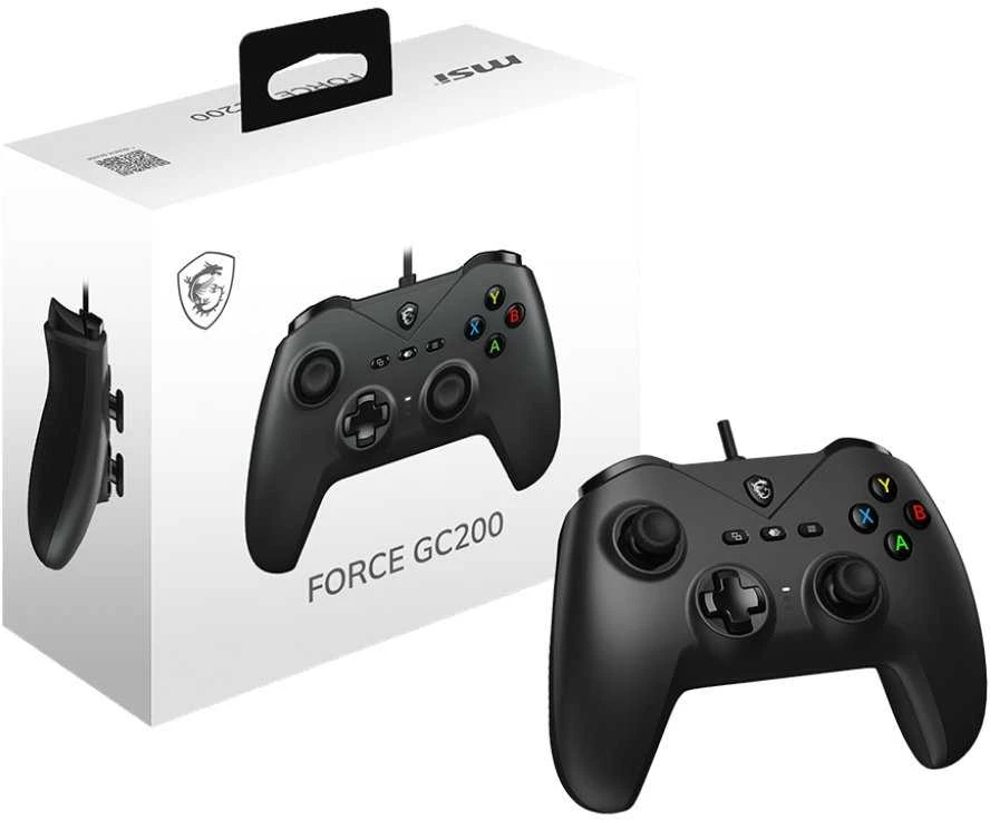 MSI Žaidimų valdiklis | FORCE GC200 | Juodas