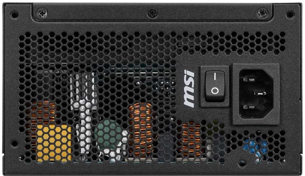 MSI MAG A850GLS PCIE5 maitinimo blokas 850 W 24-pin ATX ATX Juoda