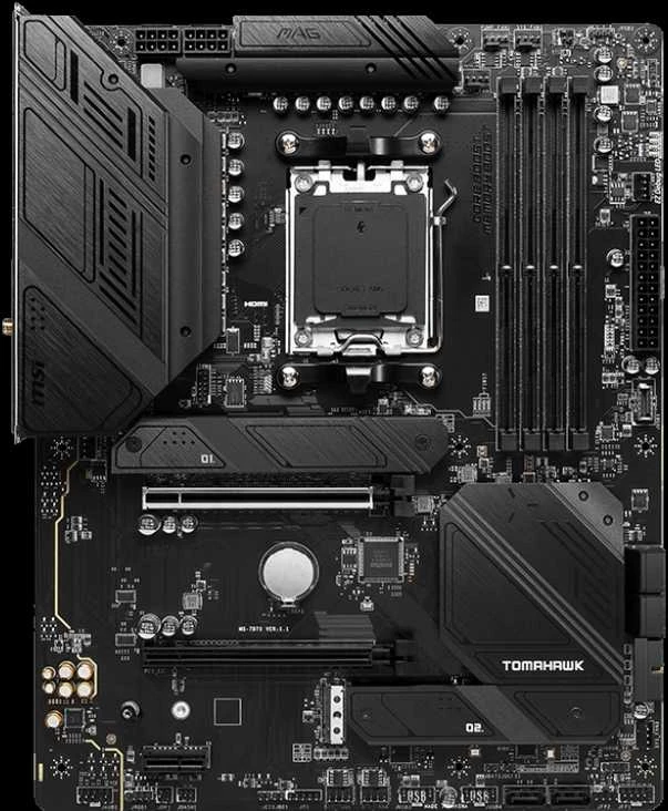 Pagrindinė plokštė MSI AMD B650/SAM5/ATX/Memory DDR5/Atminties lizdai 4/1xPCI-Express 1x/2xPCI-Express 16x/3xM.2/1xHDMI/1xDisplayPort/2xUSB 2.0/7xUSB 3.2/1xUSB-C/1xOptical S/PDIF/1xRJ45/5xAudio port
