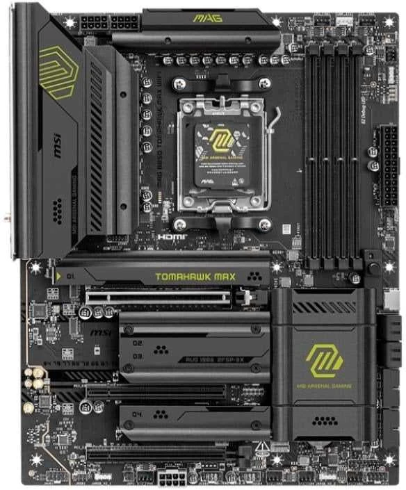 MSI MAG B850M MORTAR WIFI pagrindinė plokštė AMD B850 Lizdas AM5 micro ATX